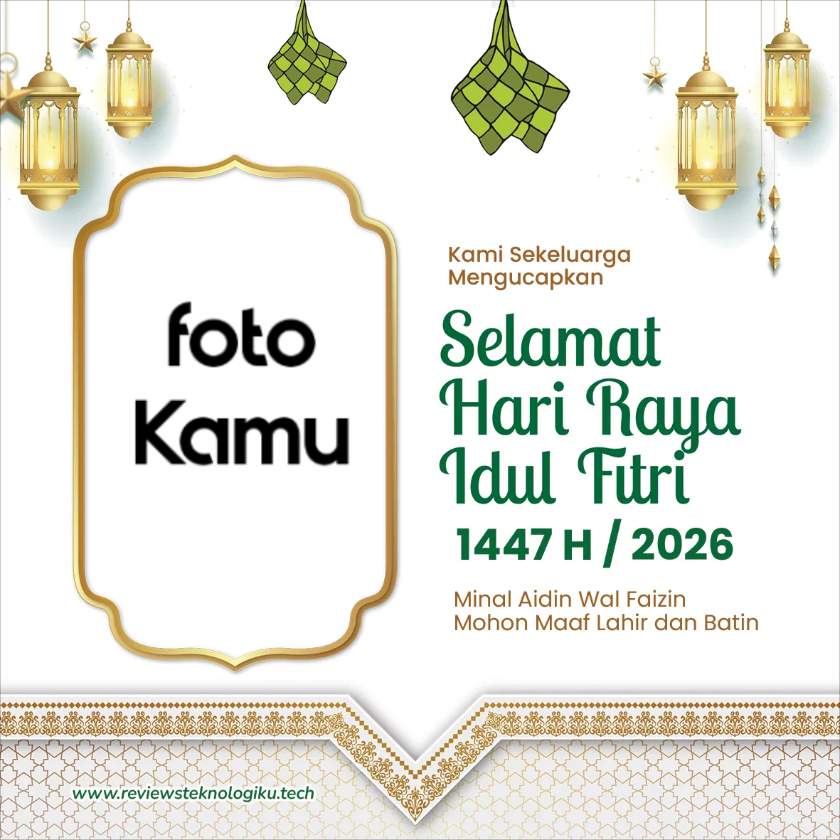 Mantapkan Idul Fitrimu dengan Twibbon dan Cara Memanfaatkan Uang&hellip;
